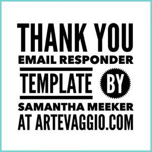 Thank you email responder template